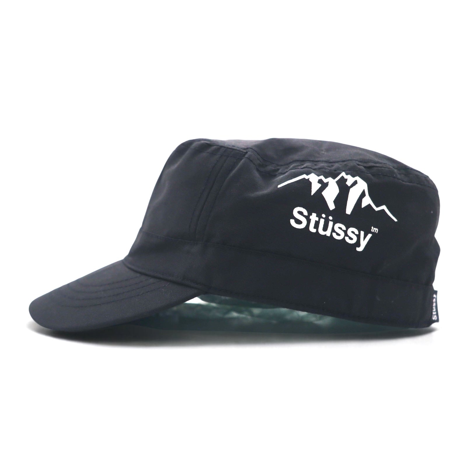 stussy CAPZ cappellino snapback work cap NERO regolabile con velcro TAGLIA UNICA