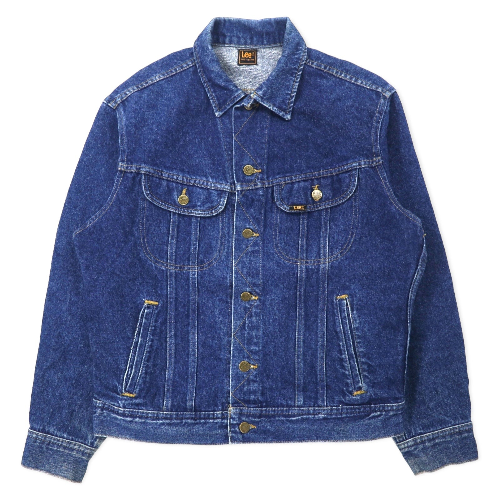 Lee giacca di jeans anni '80, taglia L, blu, cotone, 153438