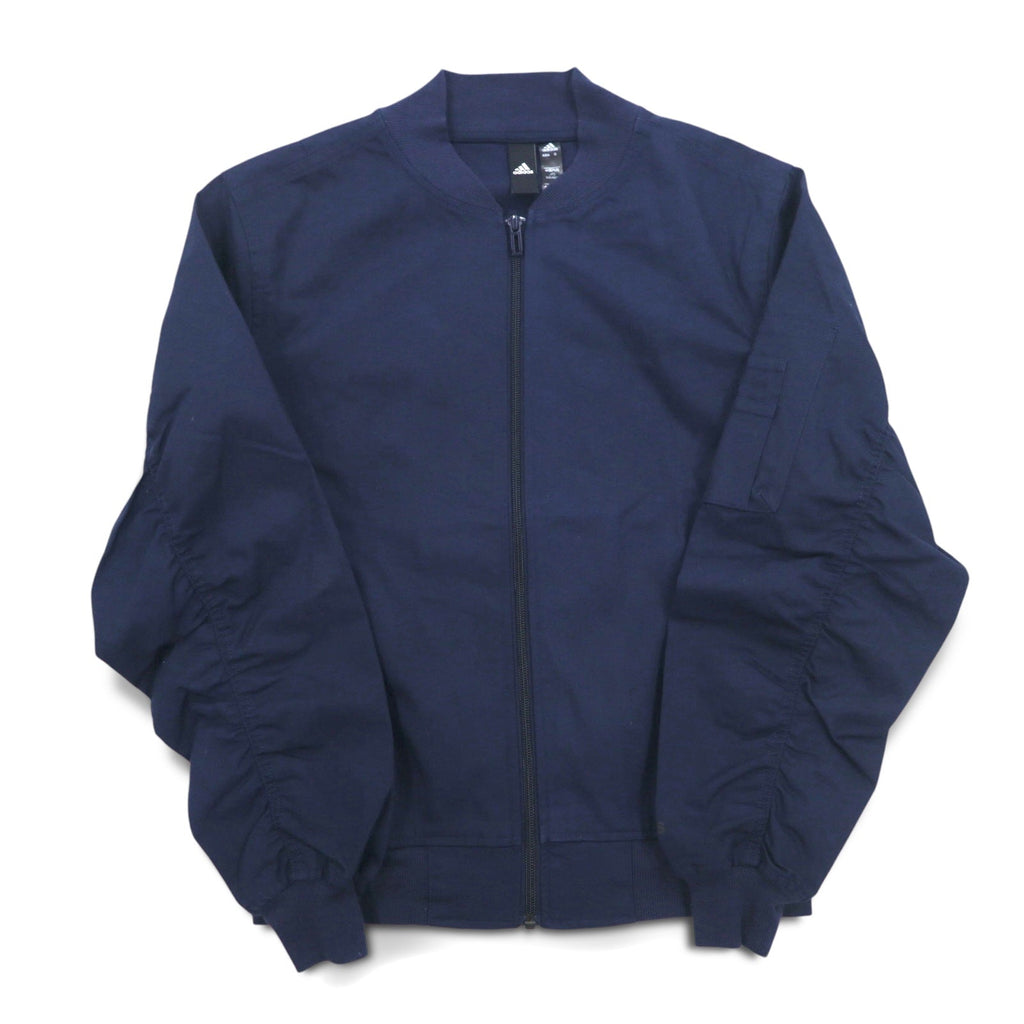 adidas MA-1 ボンバージャケット フライトジャケット S ネイビー コットン MFIBOMBJKAP GV5136