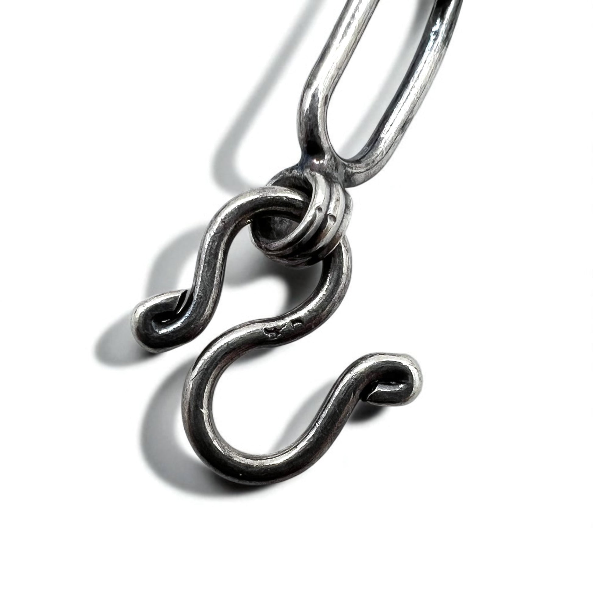 Vintage Silver Chain Necklace ヴィンテージ リンクチェーン 2WAY ネックレス 3連ブレスレット シルバー 925