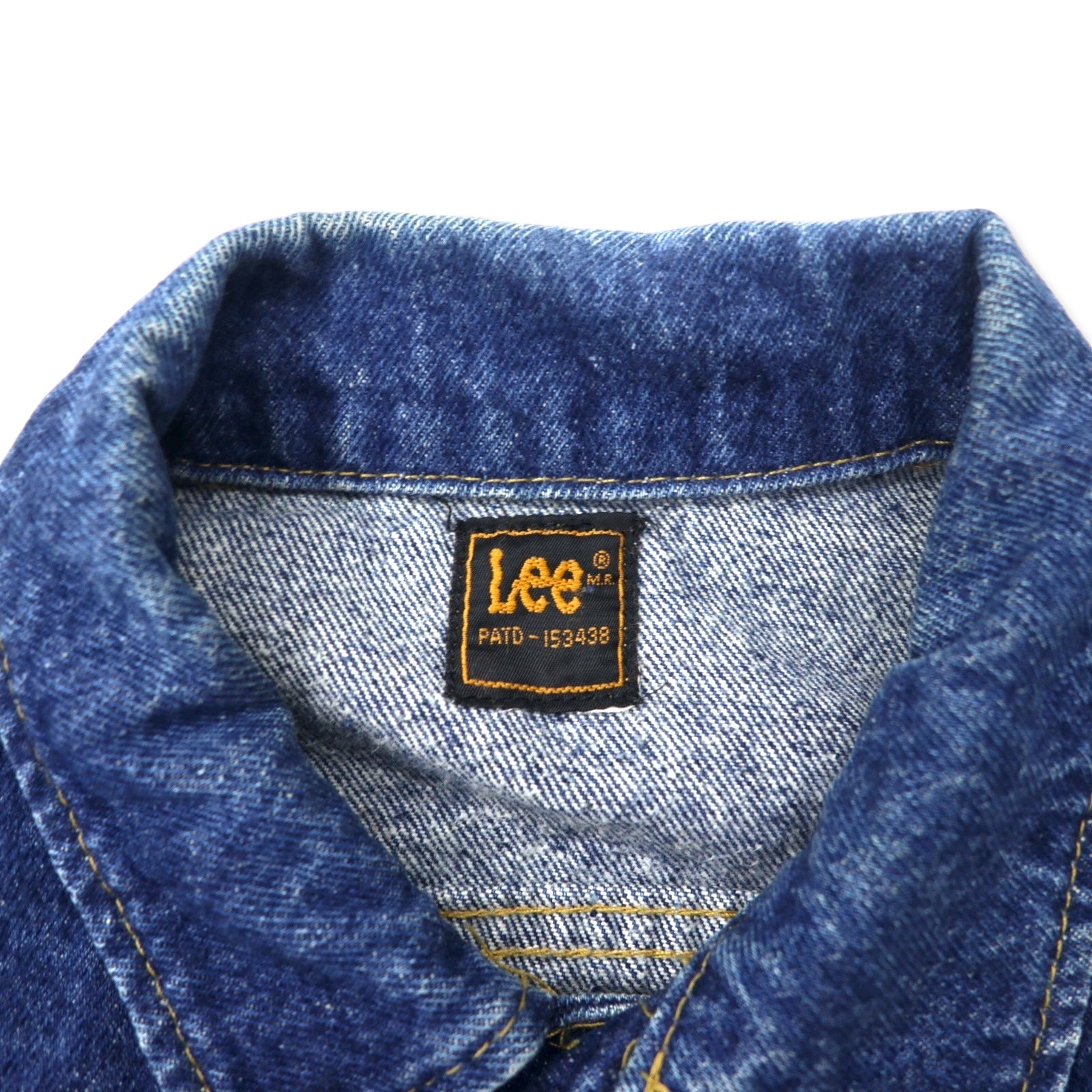 Lee giacca di jeans anni '80, taglia L, blu, cotone, 153438