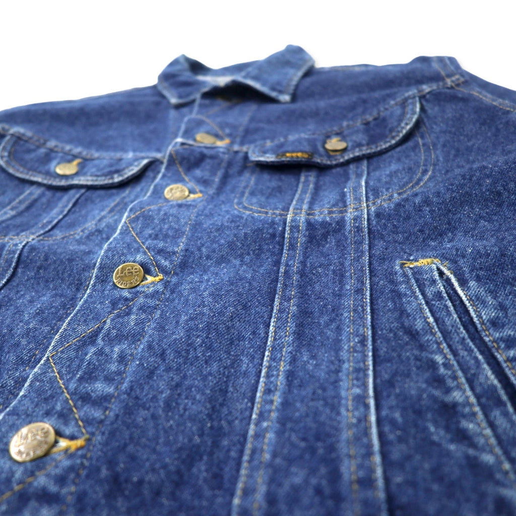 Lee giacca di jeans anni '80, taglia L, blu, cotone, 153438