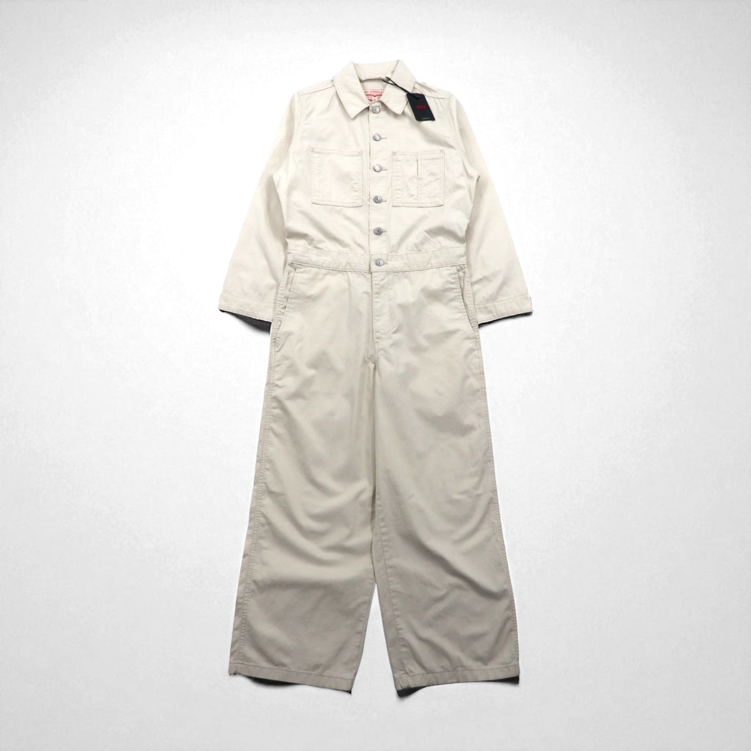 Levi's Tuta iconica Iconic jumpsuit almond milk Tuta intera S beige A5930-0003 Nuova con cartellino