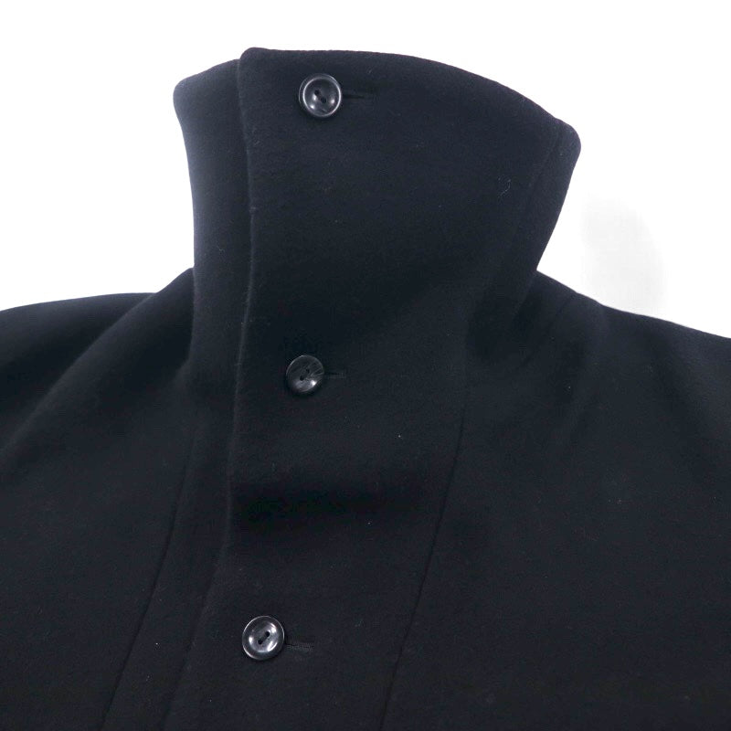 ka na ta Cappotto a palloncino con collo a listino, taglia unica, nero, beige, bicolore, in lana, made in Japan