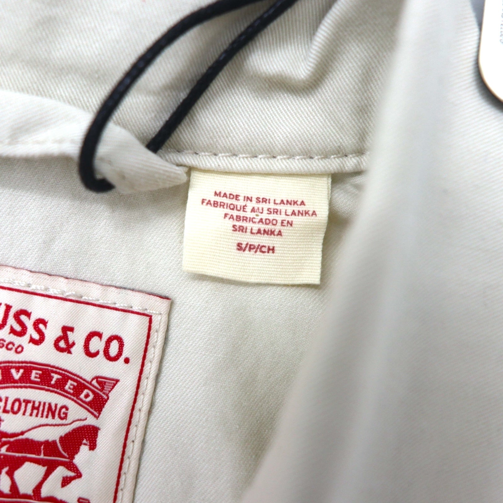 Levi's Tuta iconica Iconic jumpsuit almond milk Tuta intera S beige A5930-0003 Nuova con cartellino