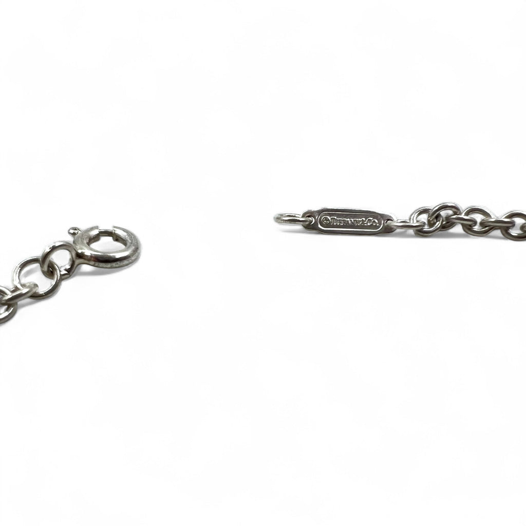 TIFFANY & CO. トレフォイル クローバー キー ネックレス SILVER 925 シルバー チェーン ペンダント