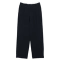 WOLFHOSE Pantaloni a pieghe taglio ampio Euro Vintage anni '80 102 Nero Poliestere Lana