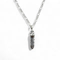 Vintage Silver Feather Necklace ハートホイール フェザー ネックレス シルバー 925