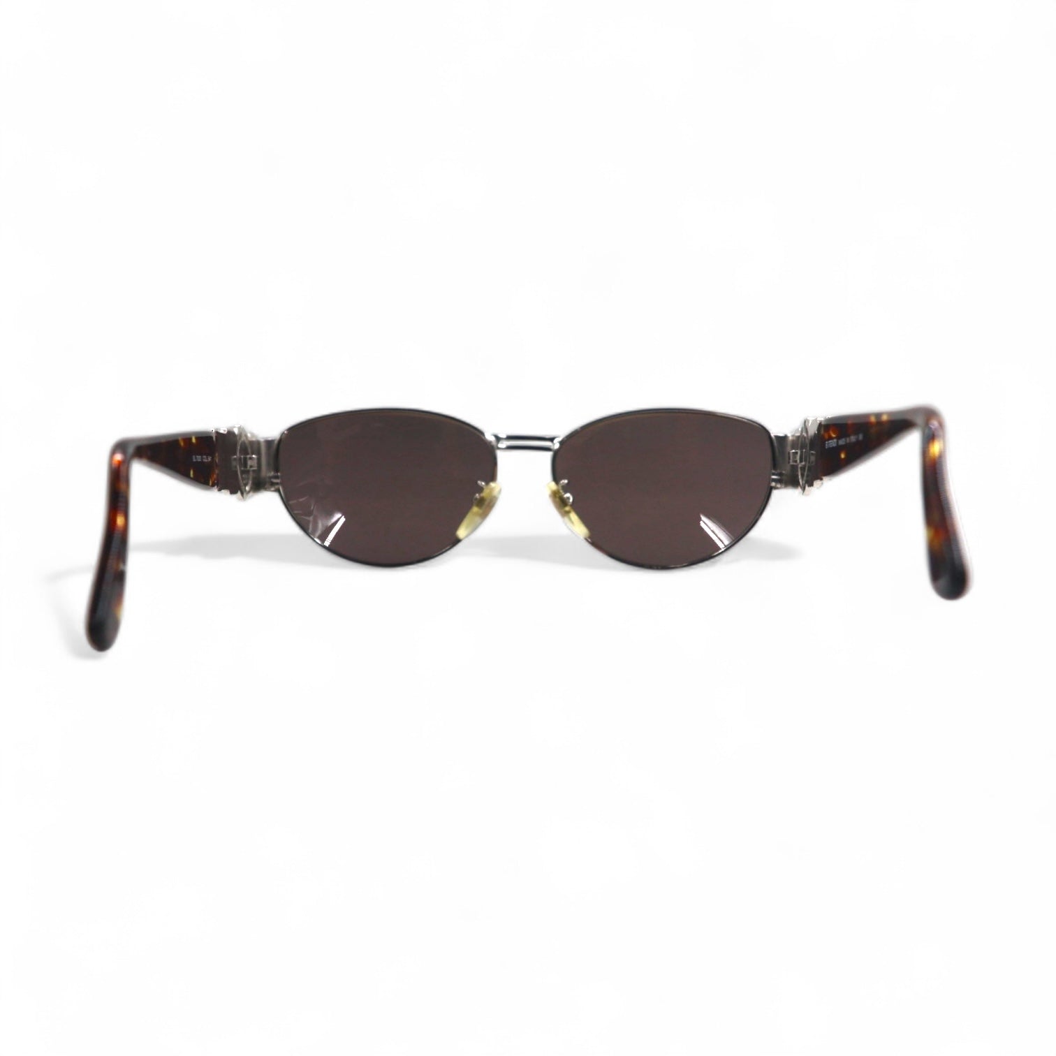 FENDI Occhiali da sole vintage Boston con montatura in metallo tartarugata SL7033 Made in Italy