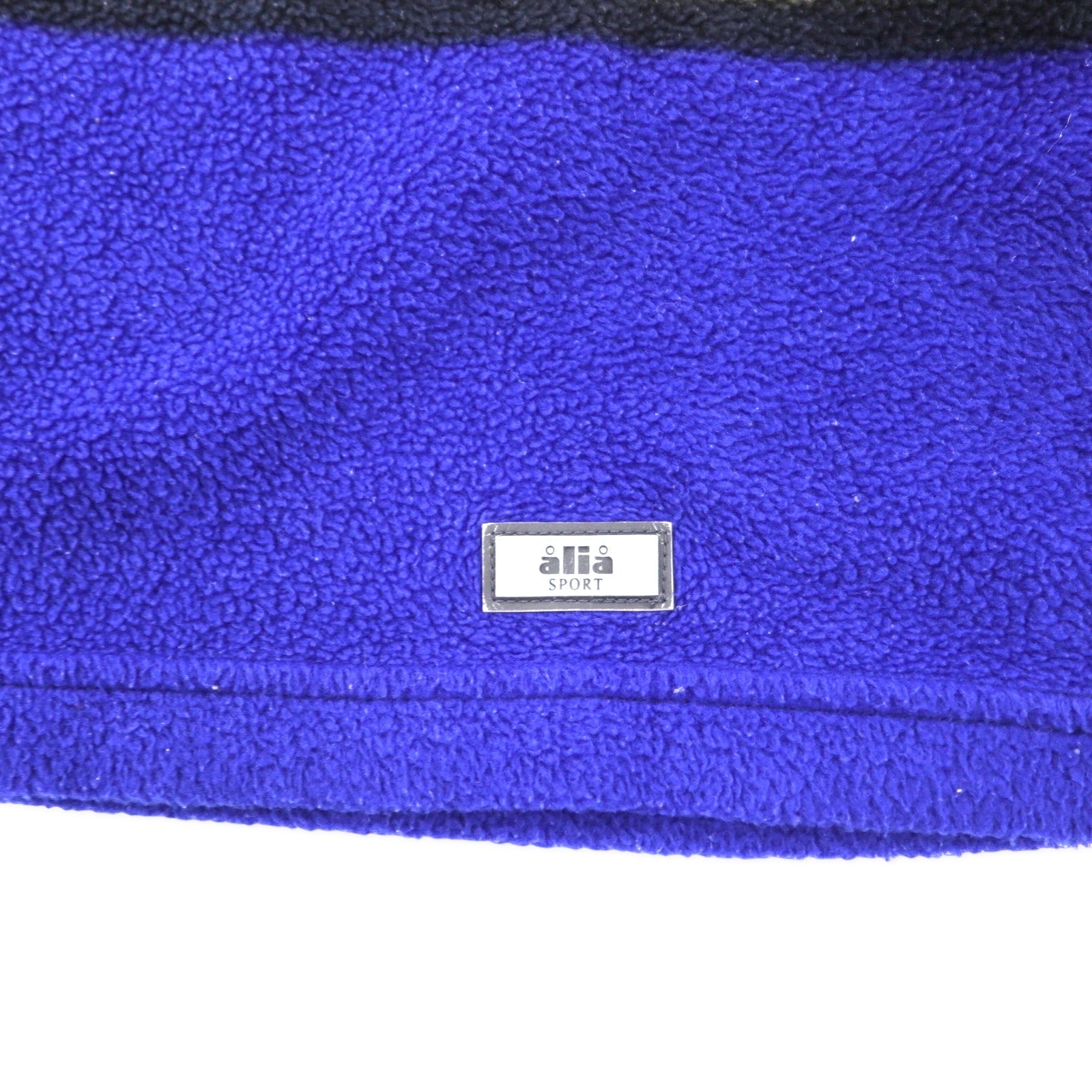 alia SPORT Anni '90 Pile pullover color block oversize M Multicolore Poliestere fantasia pazzesca