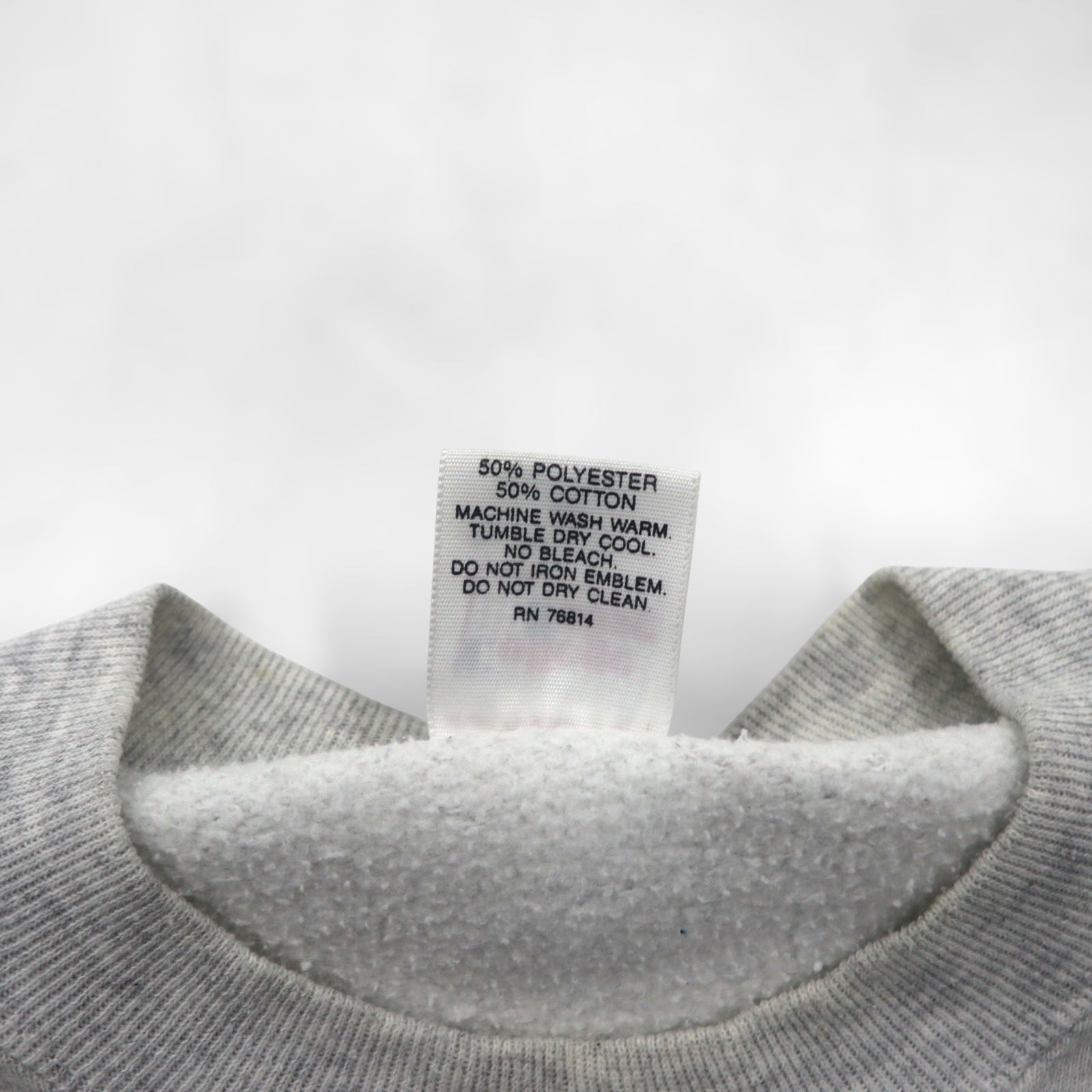 90s USA Vintage Sweatshirt College House カレッジ プリント スウェット トレーナー XL グレー 90年代 USA製