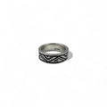 Vintage Navajo Ring インディアンジュエリー ナバホ族 スタンプワーク リング 指輪 11号 シルバー 925 ネイティブ柄