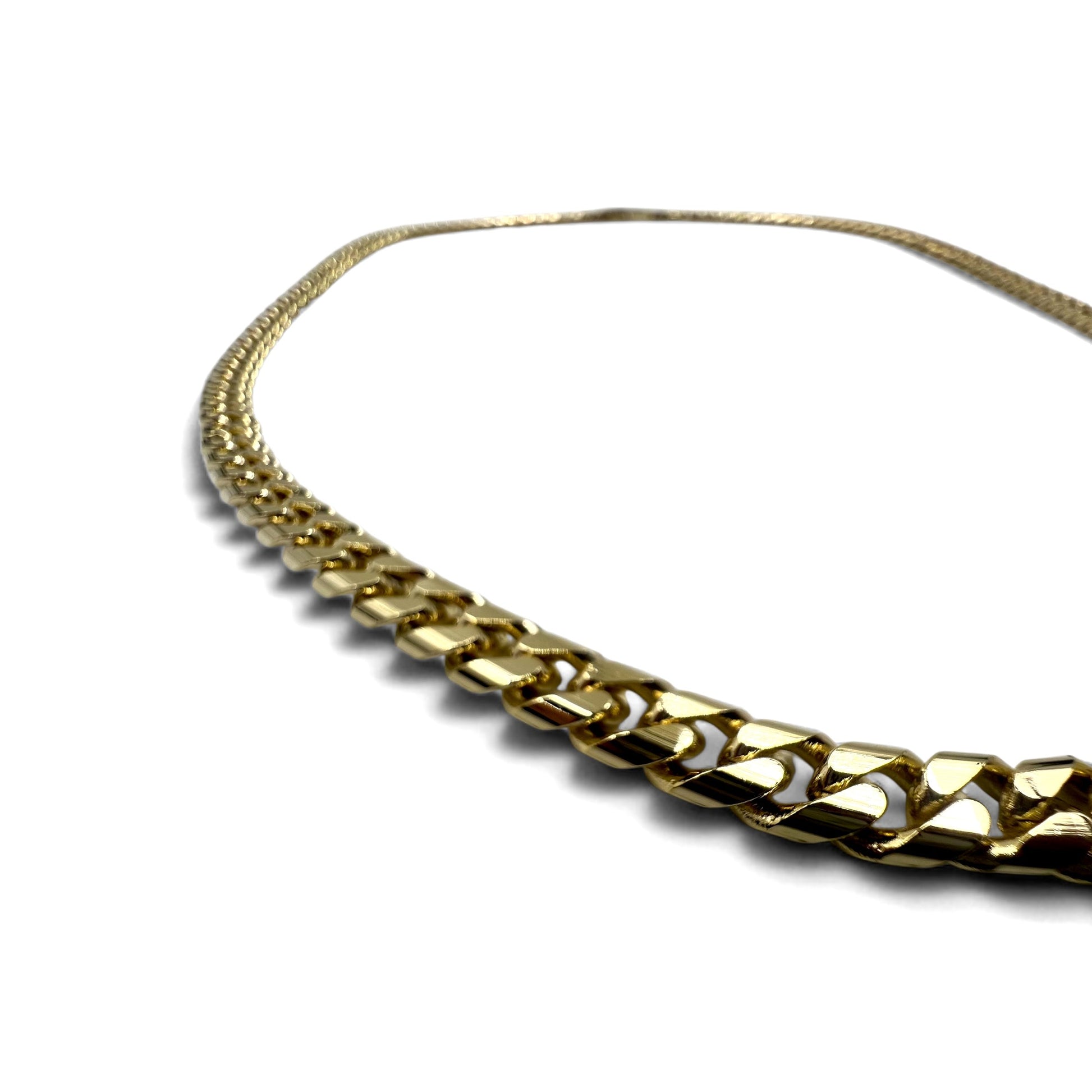 Vintage Heavy Gold Necklace - Collana Bracciale 2WAY KIPPEI Heavy Chain in Oro