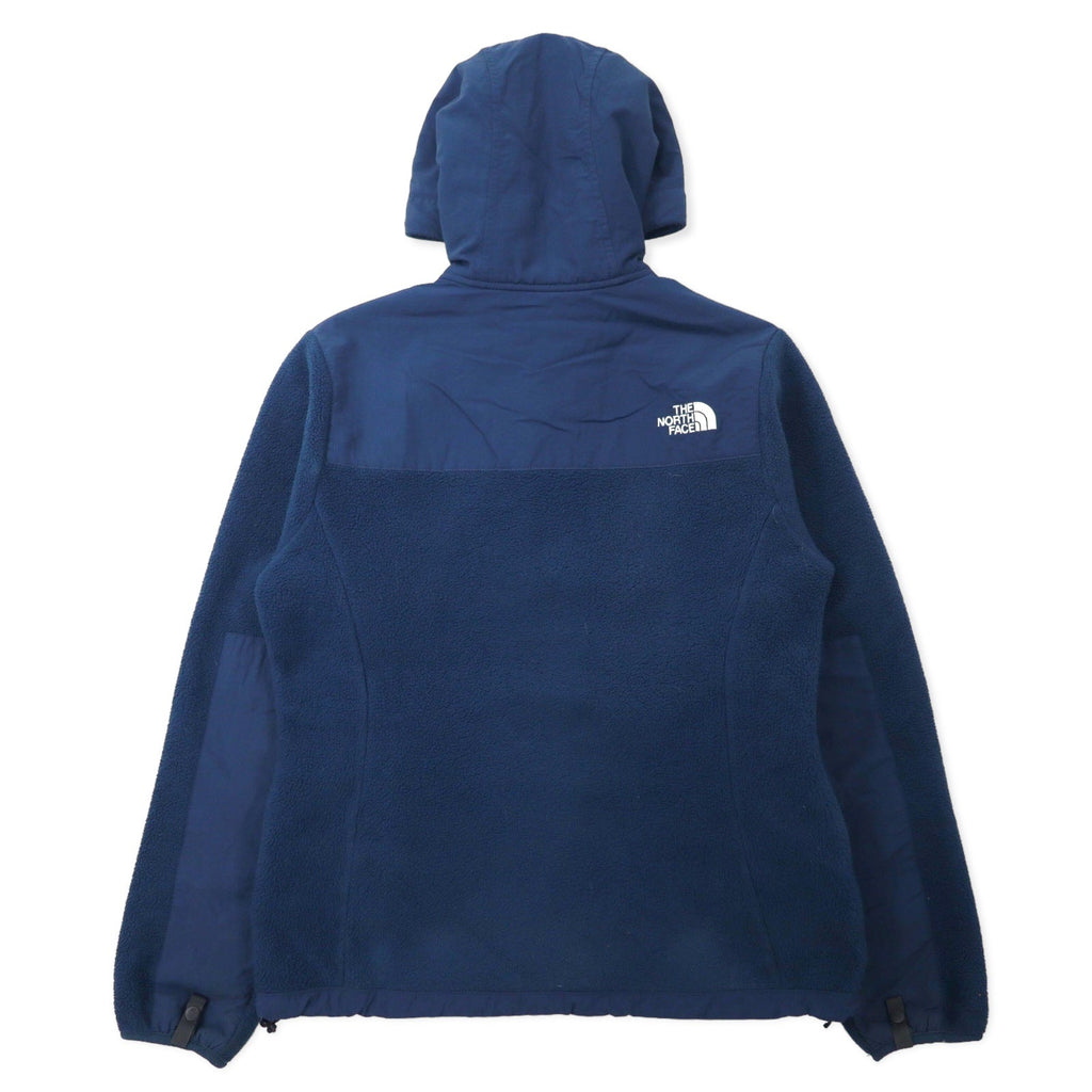 THE NORTH FACE Denali Hoodie pile POLARTEC S blu scuro poliestere logo ricamato