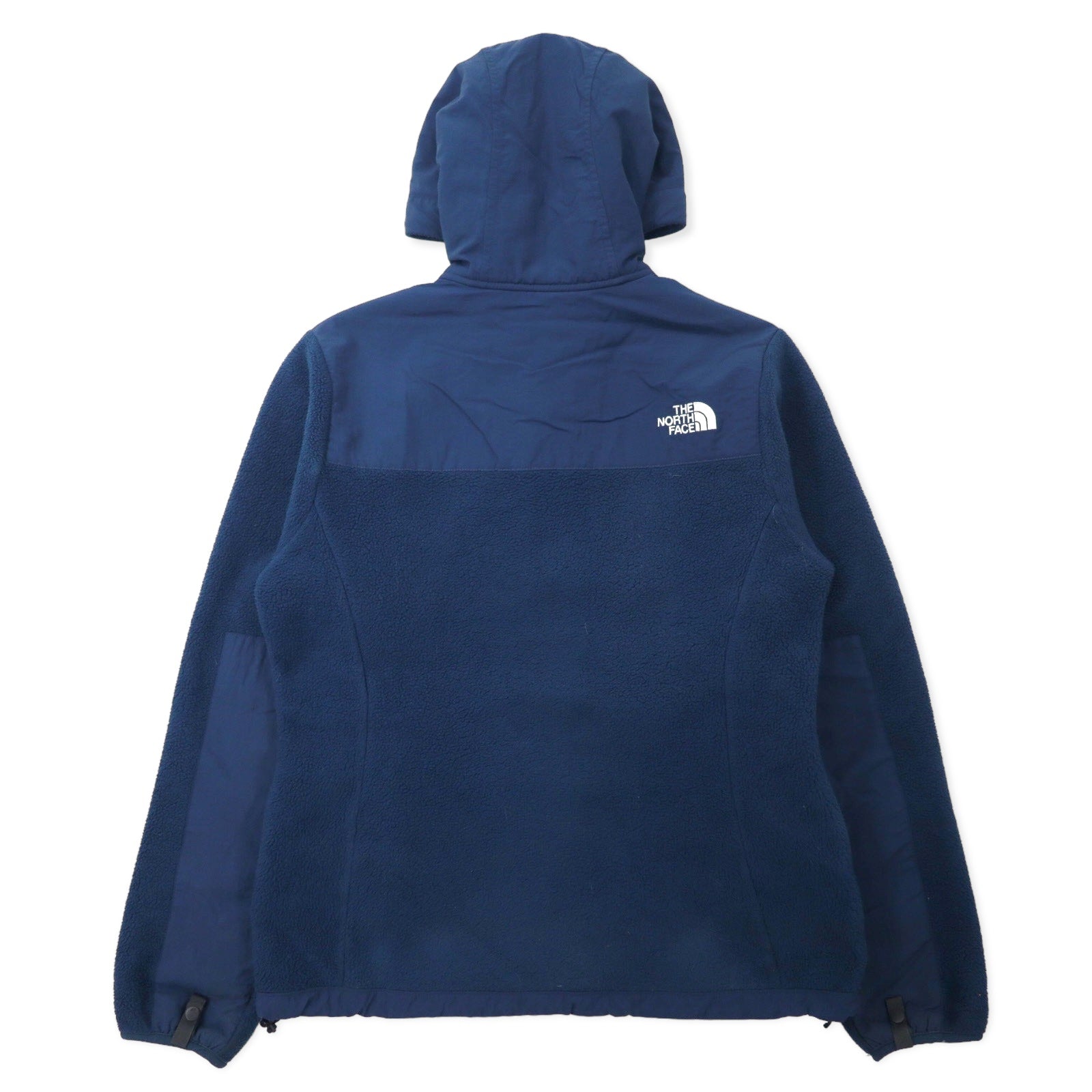 THE NORTH FACE Denali Hoodie pile POLARTEC S blu scuro poliestere logo ricamato