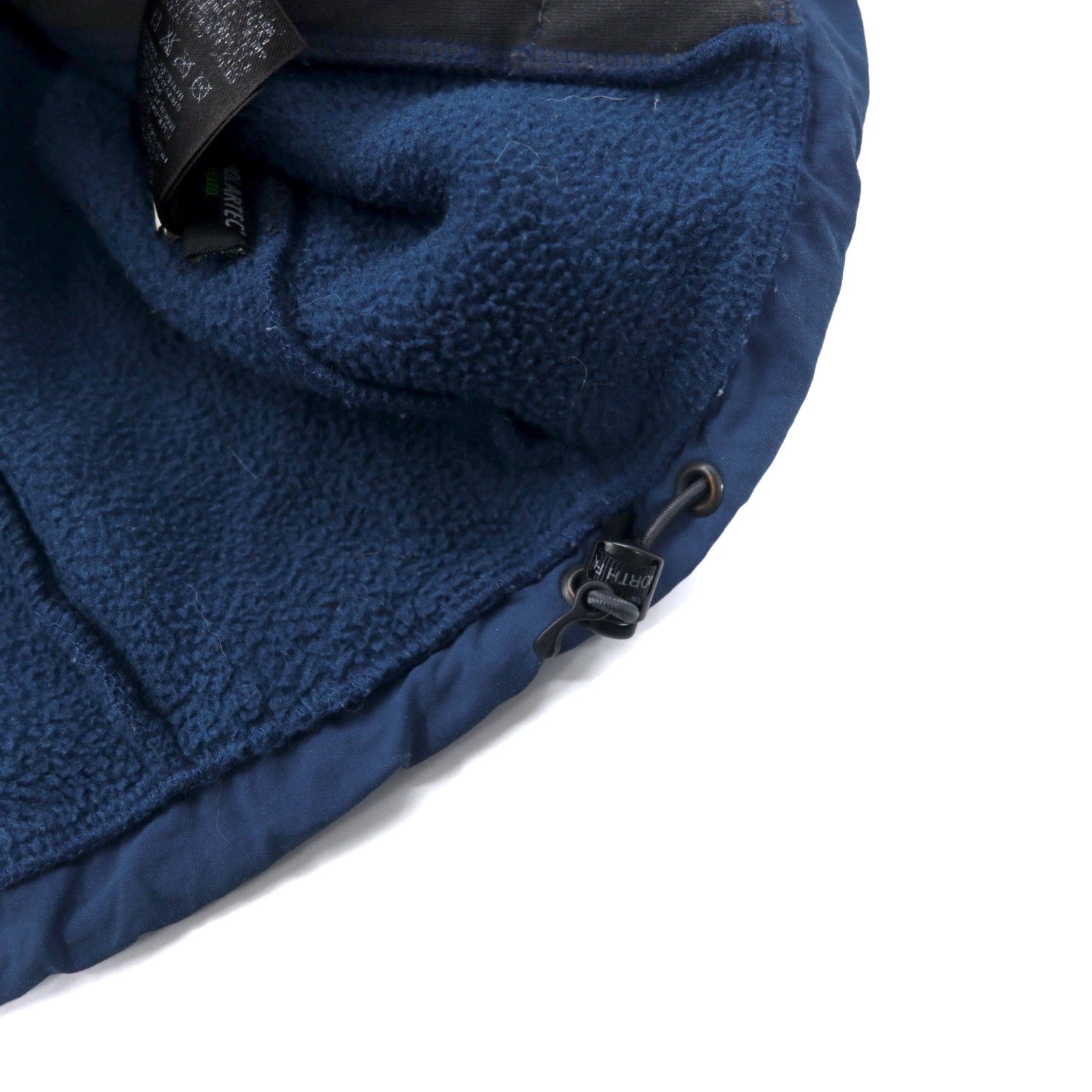 THE NORTH FACE Denali Hoodie pile POLARTEC S blu scuro poliestere logo ricamato