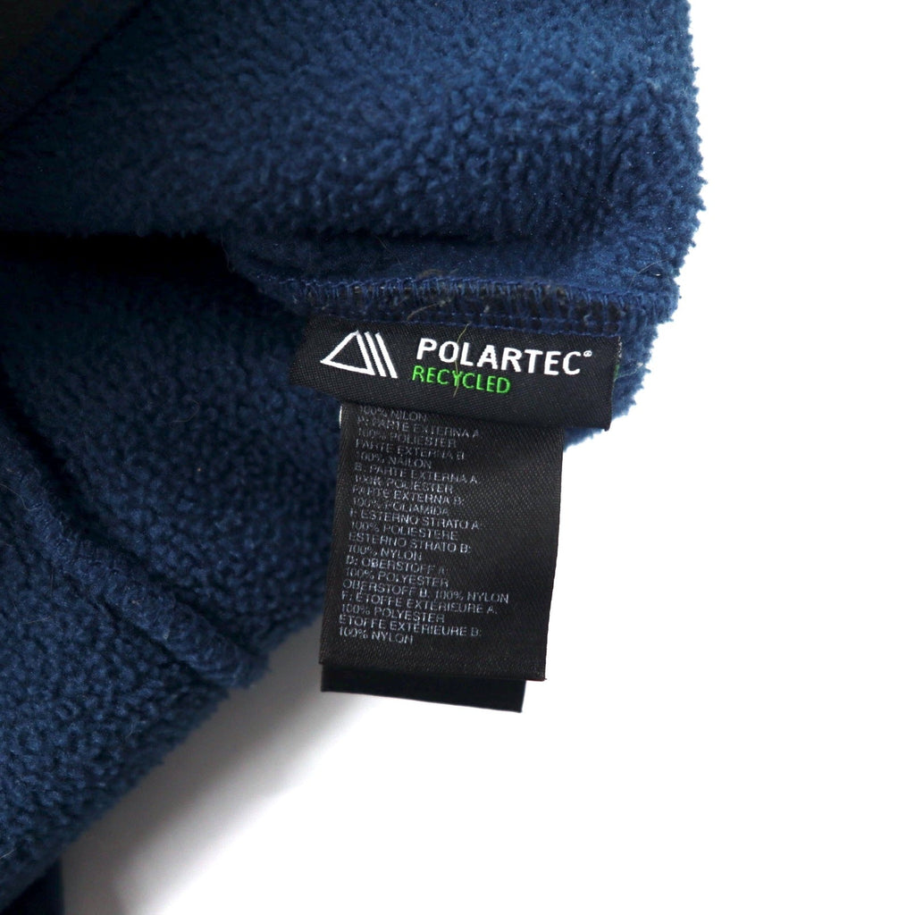 THE NORTH FACE Denali Hoodie pile POLARTEC S blu scuro poliestere logo ricamato
