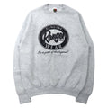 FRUIT OF THE LOOM Anni '90 BEST Stampa Felpa L Grigio Cotone Interno spazzolato Ranger BOAT