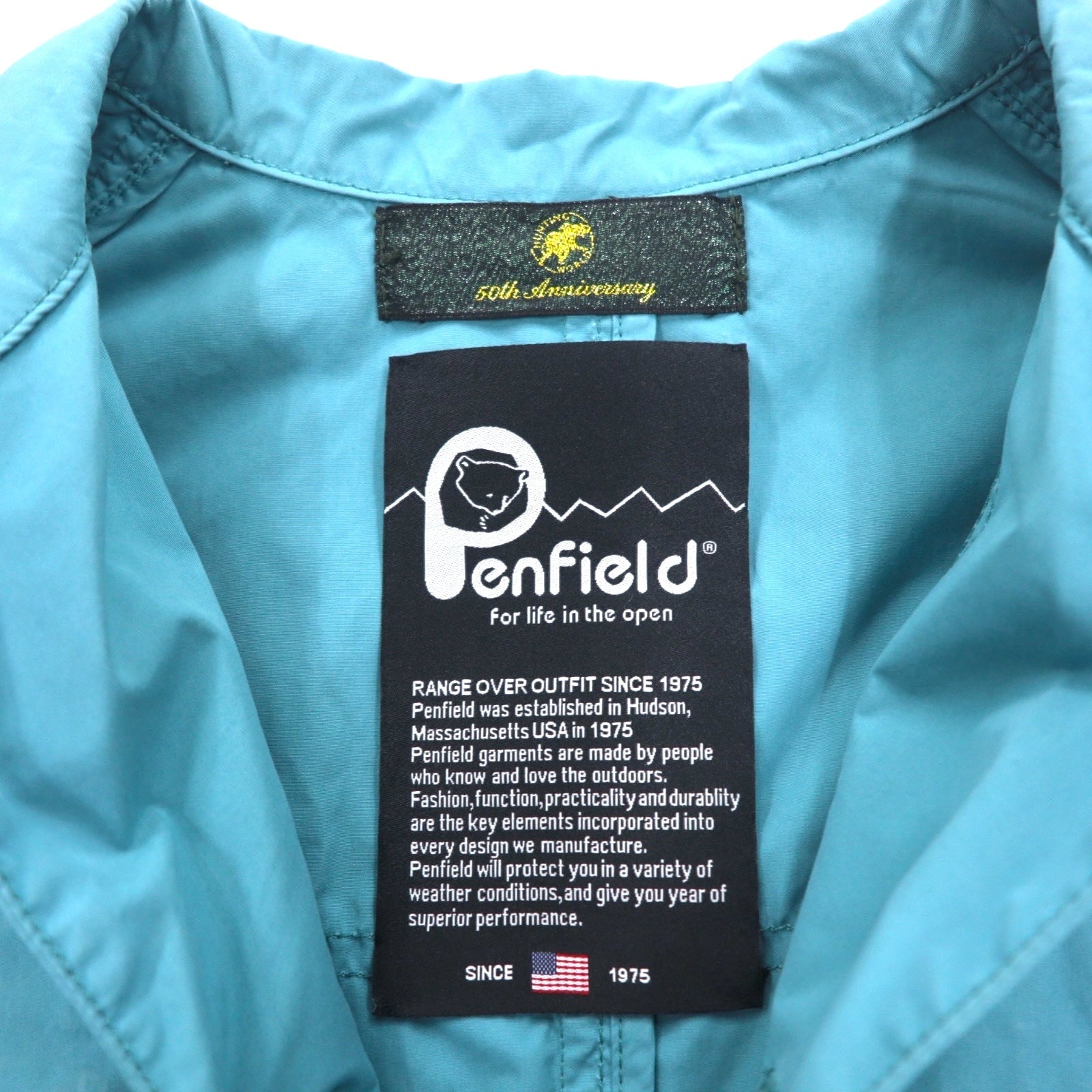 HUNTING WORLD × Penfield Soprabito da negozio S verde impermeabile Modello 50° anniversario 51JK54