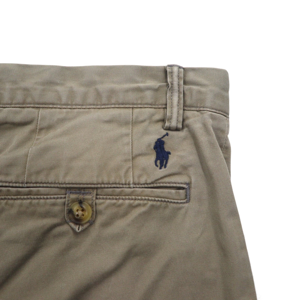 POLO RALPH LAUREN Pantaloni Chino Polo Chino Stretch Slim Fit L Beige Cotone