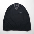 Eddie Bauer Piste Pullover Giacca in nylon XL Nero Poliestere Idrorepellente Logo ricamato