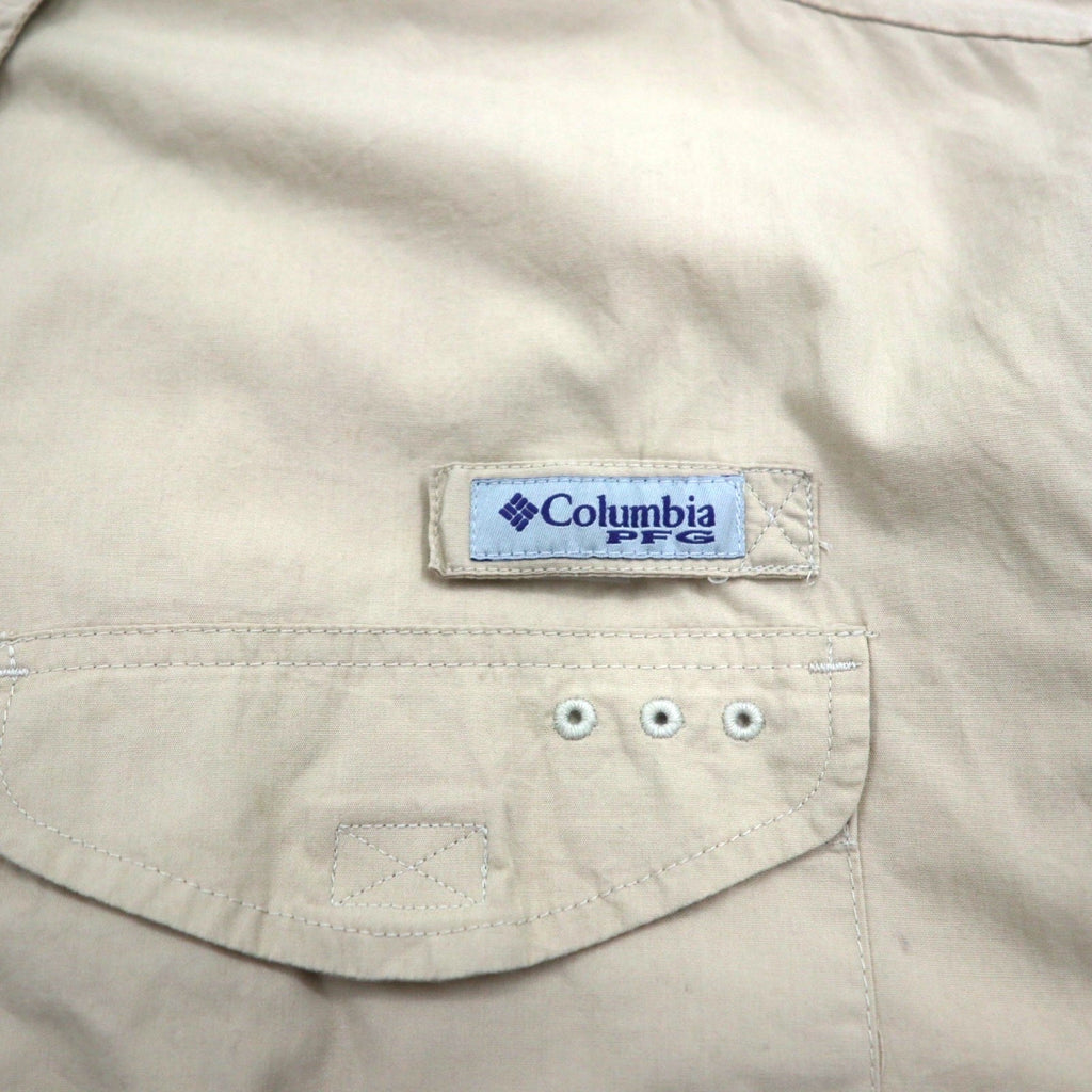 Columbia PFG Bahama Camicia da pesca a maniche corte XL Beige Cotone FM7130