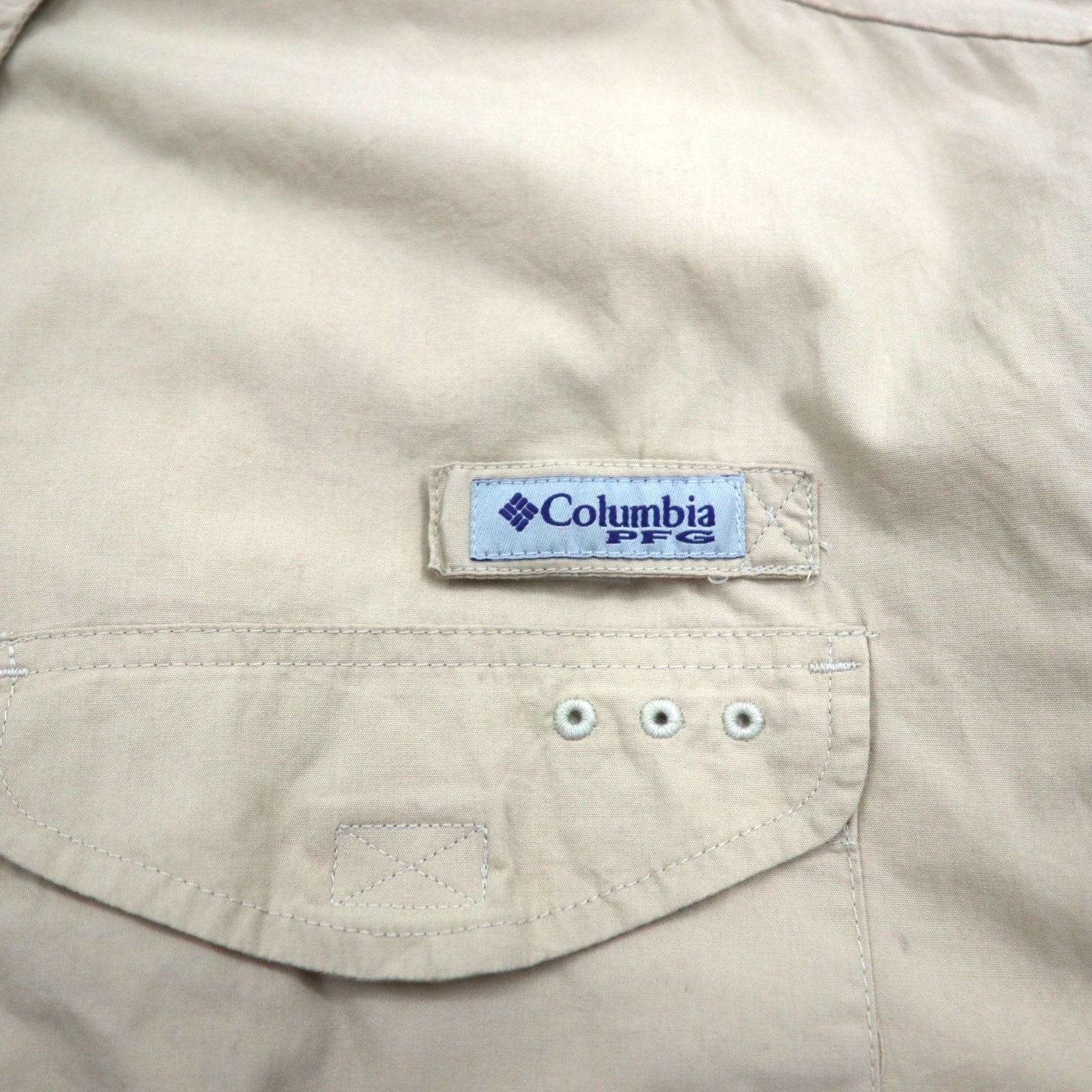 Columbia PFG Bahama Camicia da pesca a maniche corte XL Beige Cotone FM7130
