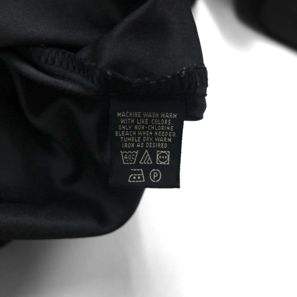 Eddie Bauer Piste Pullover Giacca in nylon XL Nero Poliestere Idrorepellente Logo ricamato