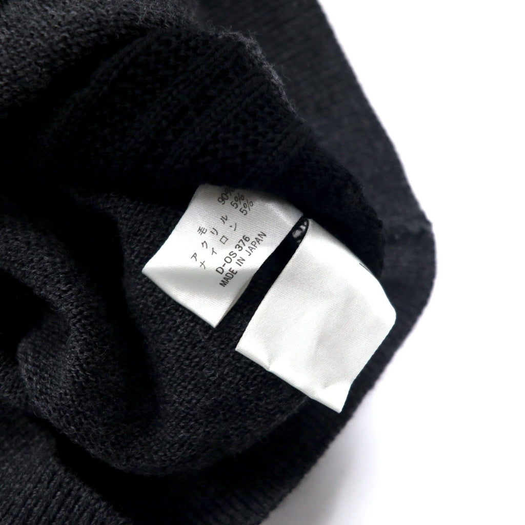 PARIS Cardigan a maglia retrò M Grigio Lana Fabbricato in Giappone