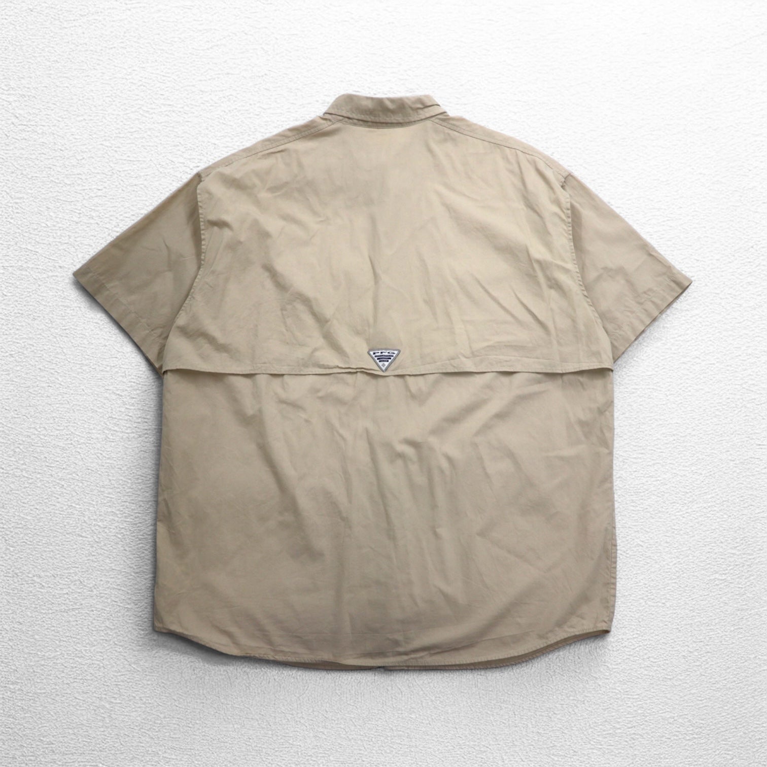 Columbia PFG Bahama Camicia da pesca a maniche corte XL Beige Cotone FM7130