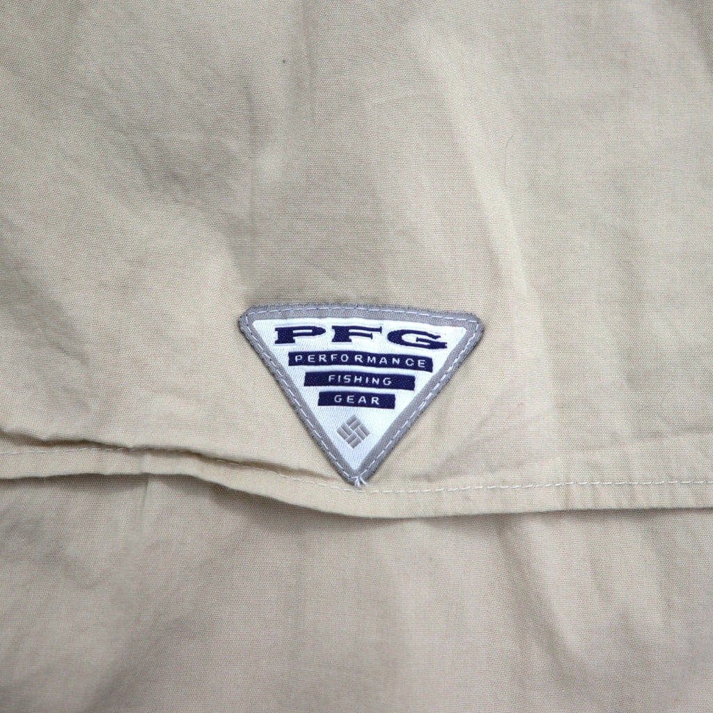 Columbia PFG Bahama Camicia da pesca a maniche corte XL Beige Cotone FM7130