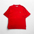 IZOD LACOSTE anni '90 Polo in piqué taschino sul petto logo ricamato taglia L colore rosso