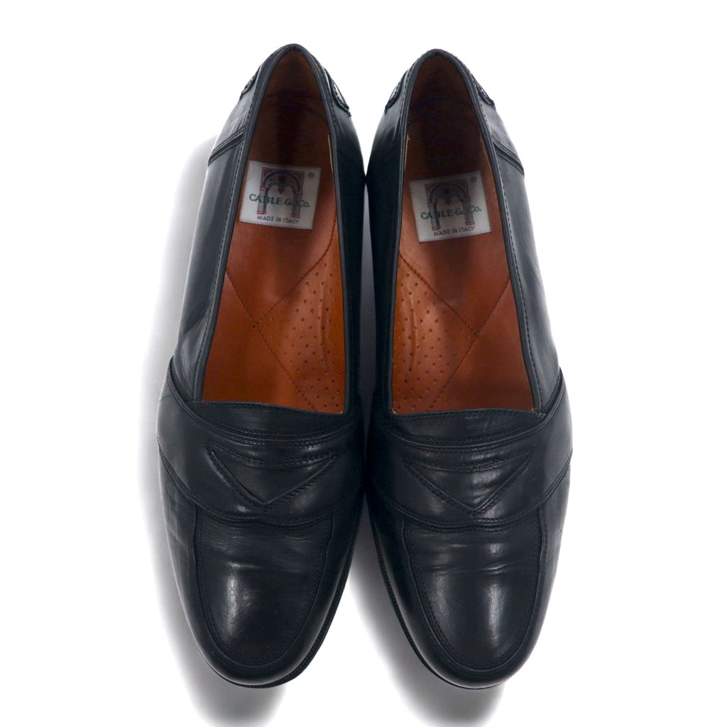 CABLE & Co. Mocassini Penny Loafer Eleganti Made in Italy 28.5cm Nero Pelle 637 4609 01