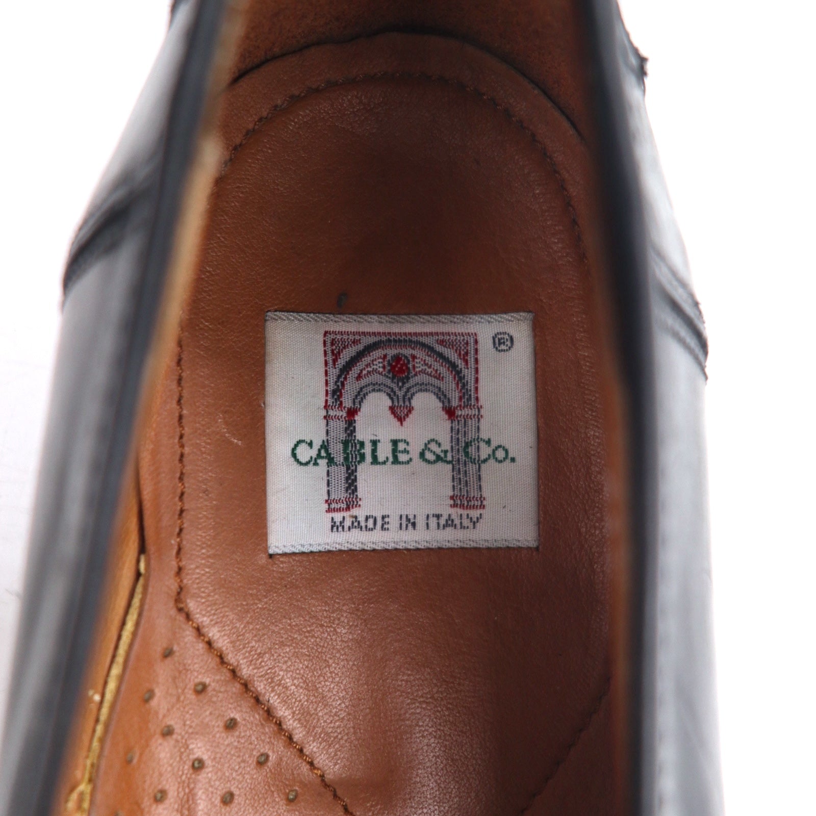 CABLE & Co. Mocassini Penny Loafer Eleganti Made in Italy 28.5cm Nero Pelle 637 4609 01