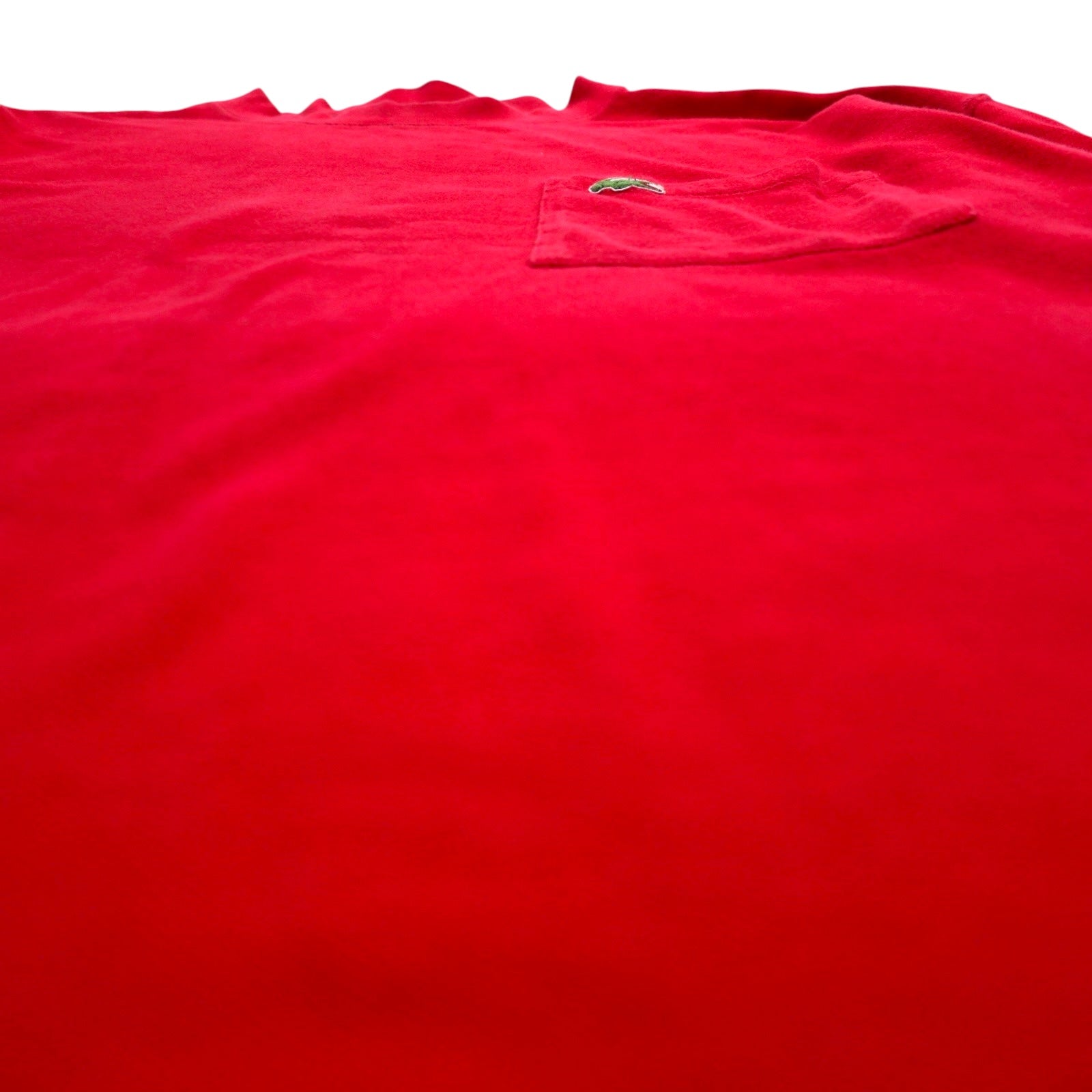 IZOD LACOSTE anni '90 Polo in piqué taschino sul petto logo ricamato taglia L colore rosso