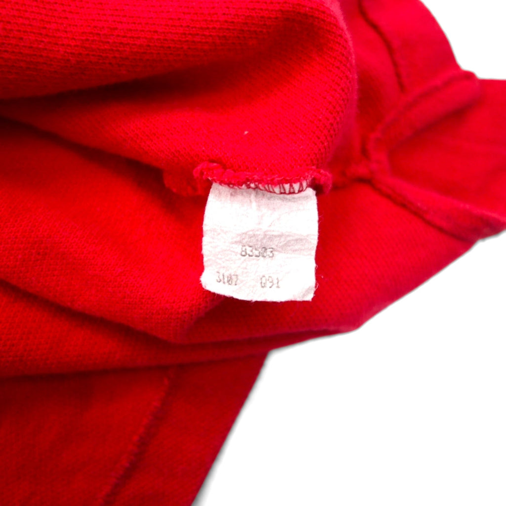 IZOD LACOSTE anni '90 Polo in piqué taschino sul petto logo ricamato taglia L colore rosso