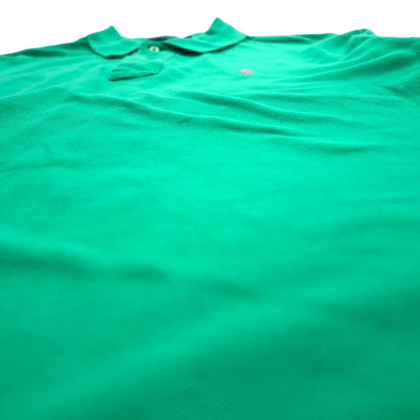 POLO RALPH LAUREN Polo L verde cotone piquet ricamo small pony