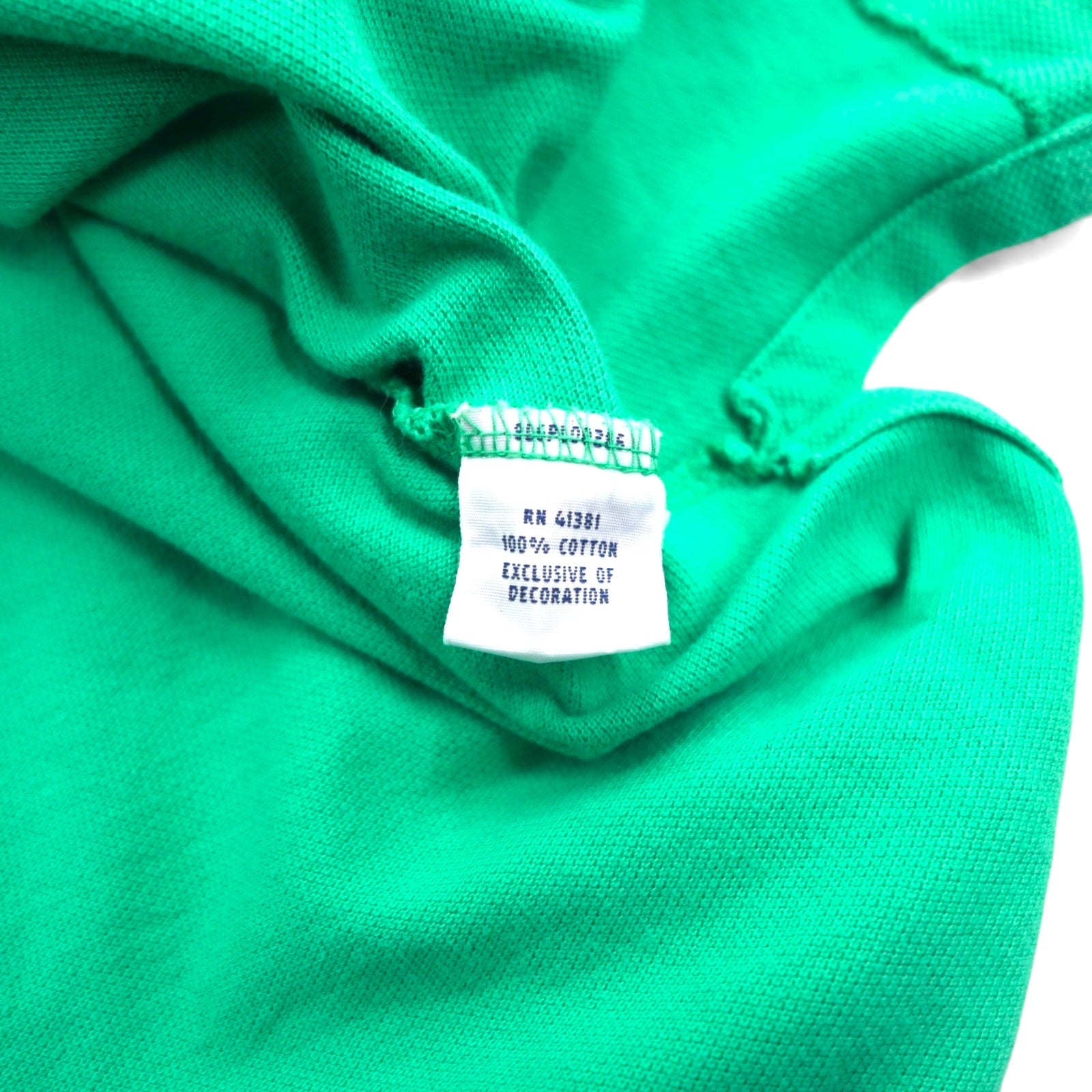 POLO RALPH LAUREN Polo L verde cotone piquet ricamo small pony