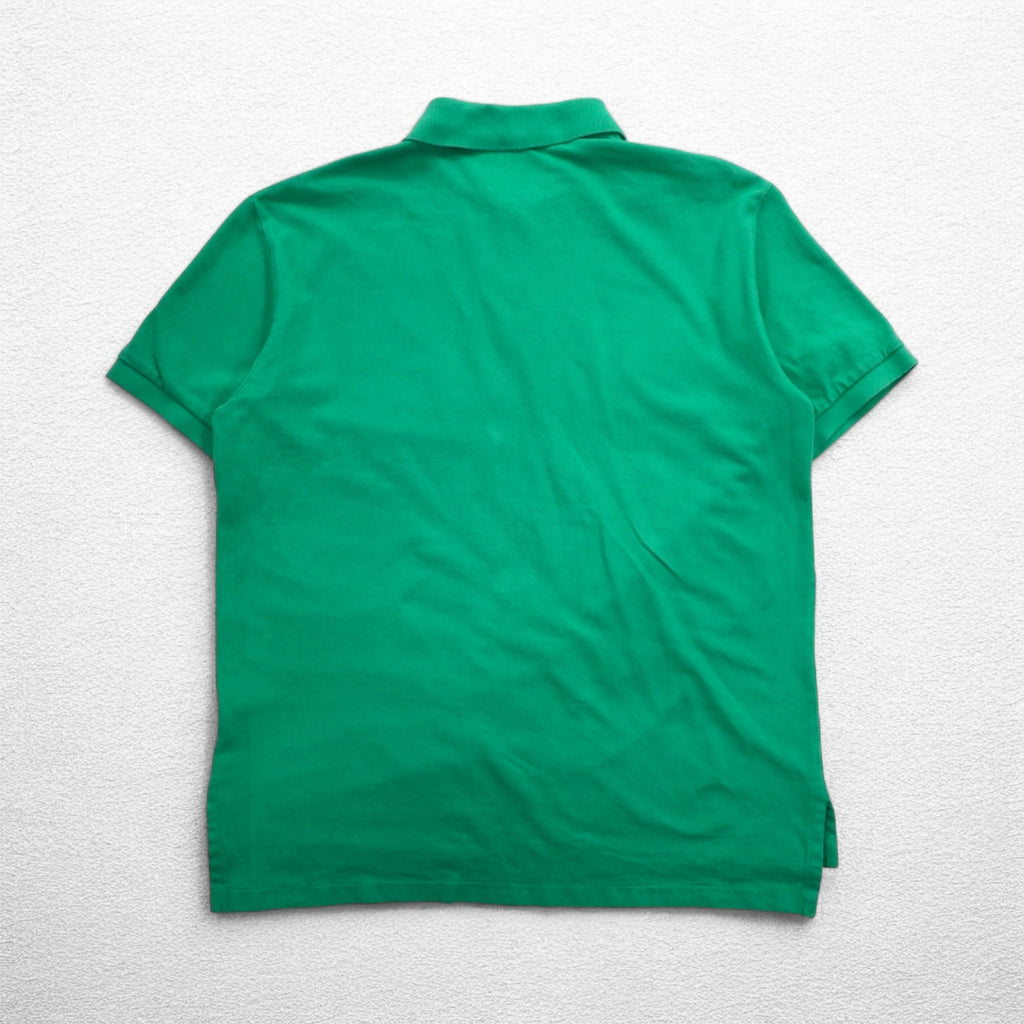POLO RALPH LAUREN Polo L verde cotone piquet ricamo small pony
