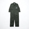 Vintage French Work Military Coveralls MAGECO 00年代 オールインワン ジャンプスーツ つなぎ L カーキ ダブルニー ミリタリー MAGECO 32/04 デッドストック 未使用品