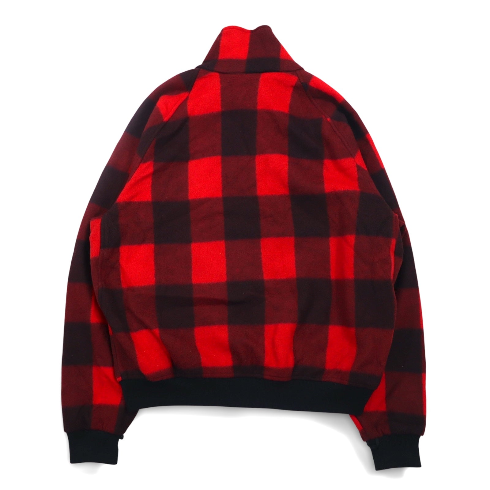Columbia anni '90 3WAY Giacca a vento con interno in pile Taglia L Nero Rosso a quadri Bugaboo
