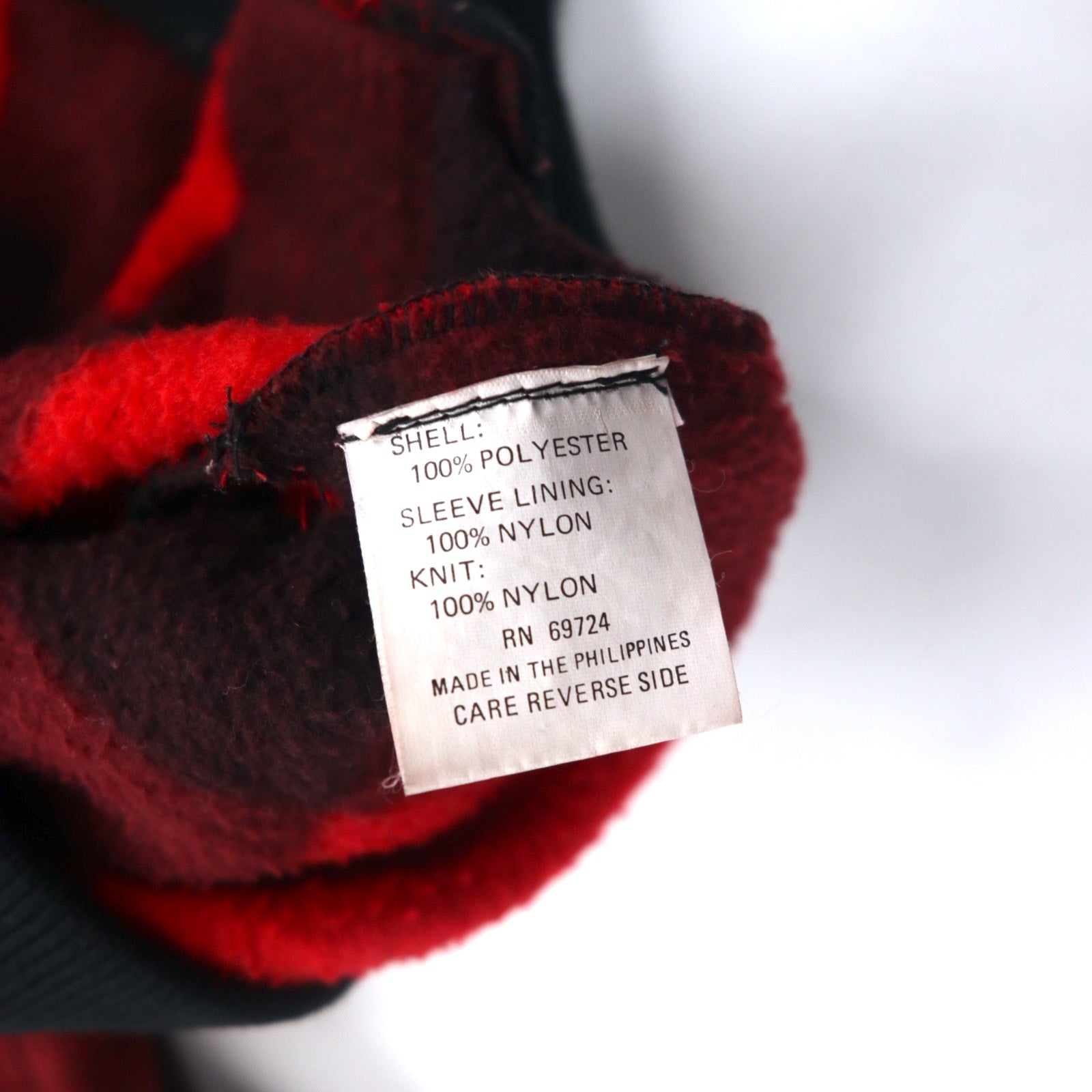 Columbia anni '90 3WAY Giacca a vento con interno in pile Taglia L Nero Rosso a quadri Bugaboo