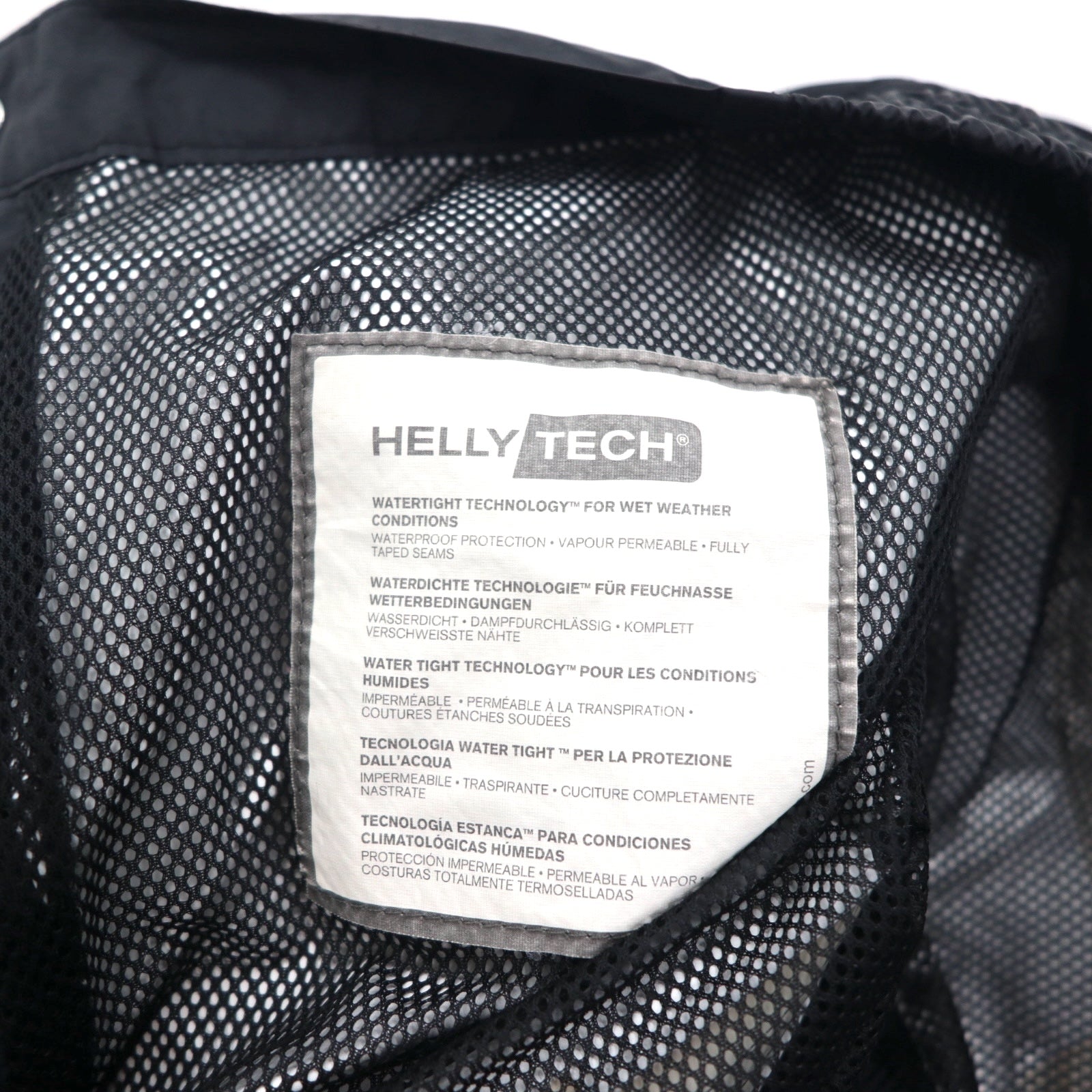 HELLY HANSEN アウトドア レインパンツ カーゴパンツ L ブラック 防水 裾ジップ スリット HELLY TECH WATERPLOOF NB 58482