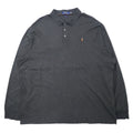 POLO RALPH LAUREN 長袖 ポロシャツ XXL カーキ コットン CLASSIC FIT スモールポニー刺繍 ビッグサイズ