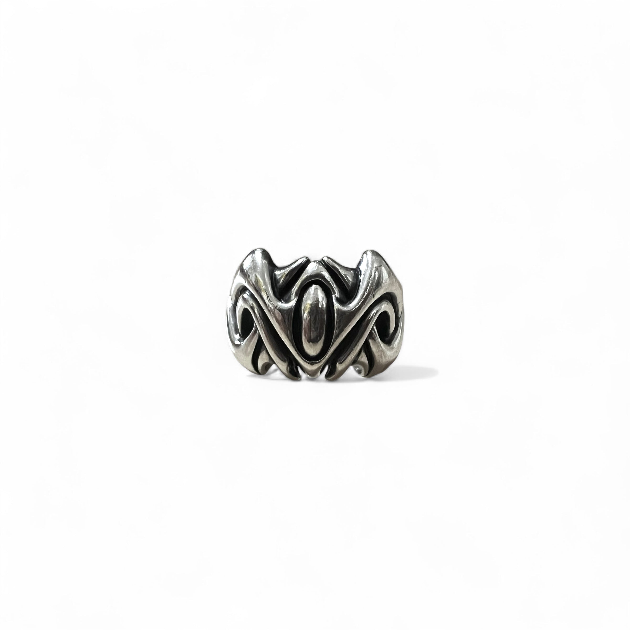 M'S COLLECTION Anello tribale misura 20 ARGENTO