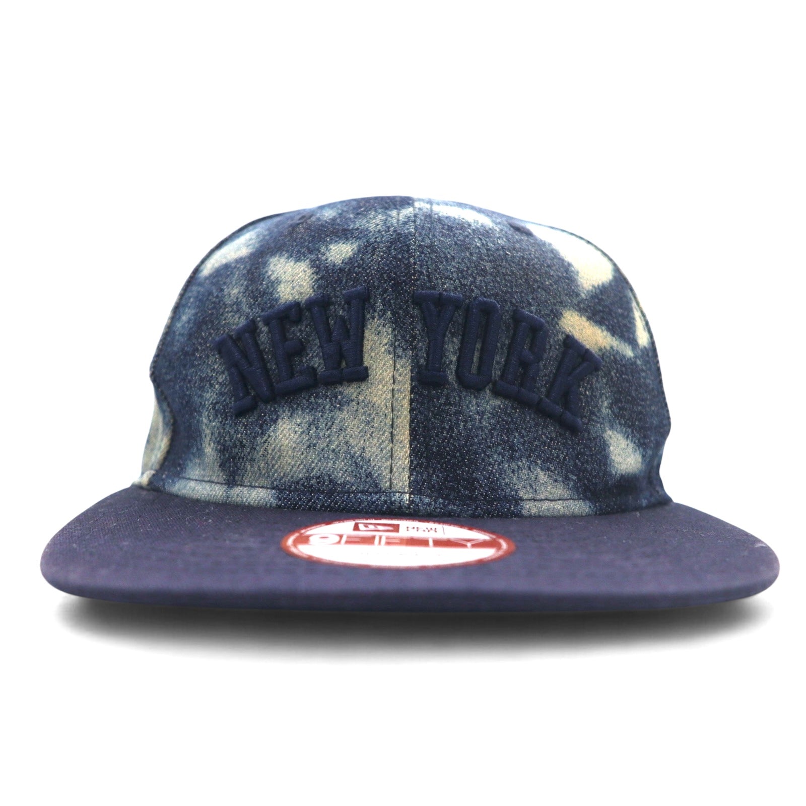 NEW ERA Cappellino da Baseball in Denim Tie-Dye ONE Snapback Blu NEW YORK