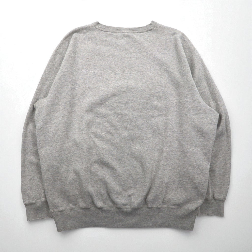 Polo Ralph Lauren Anni '90 Felpa girocollo XL Grigia Cotone Ricamo piccolo pony