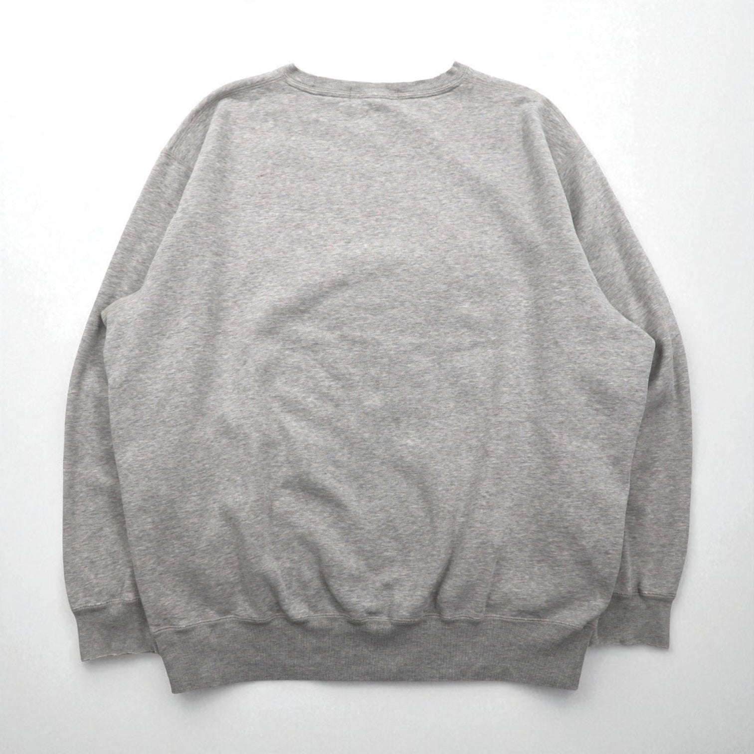 Polo Ralph Lauren Anni '90 Felpa girocollo XL Grigia Cotone Ricamo piccolo pony