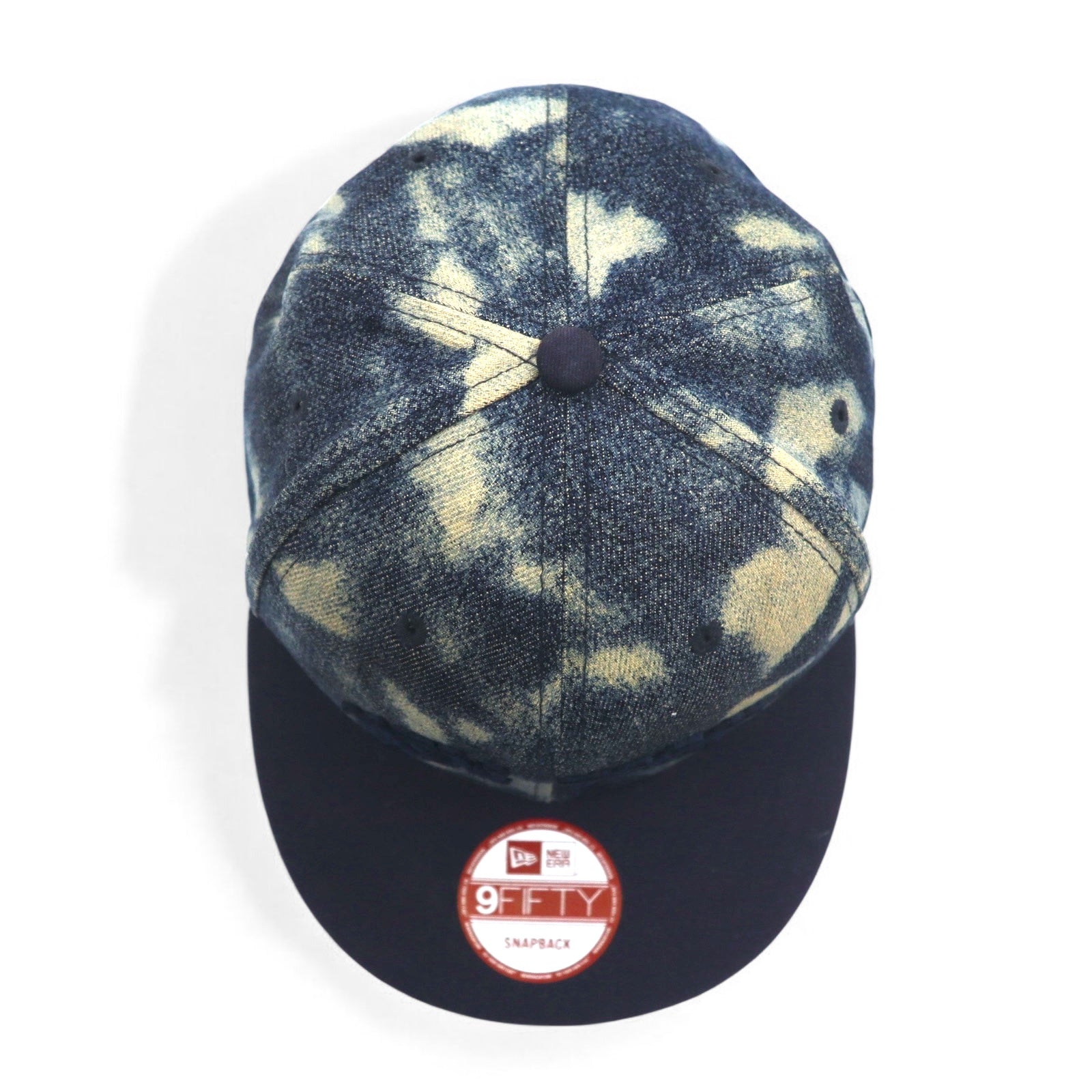 NEW ERA Cappellino da Baseball in Denim Tie-Dye ONE Snapback Blu NEW YORK