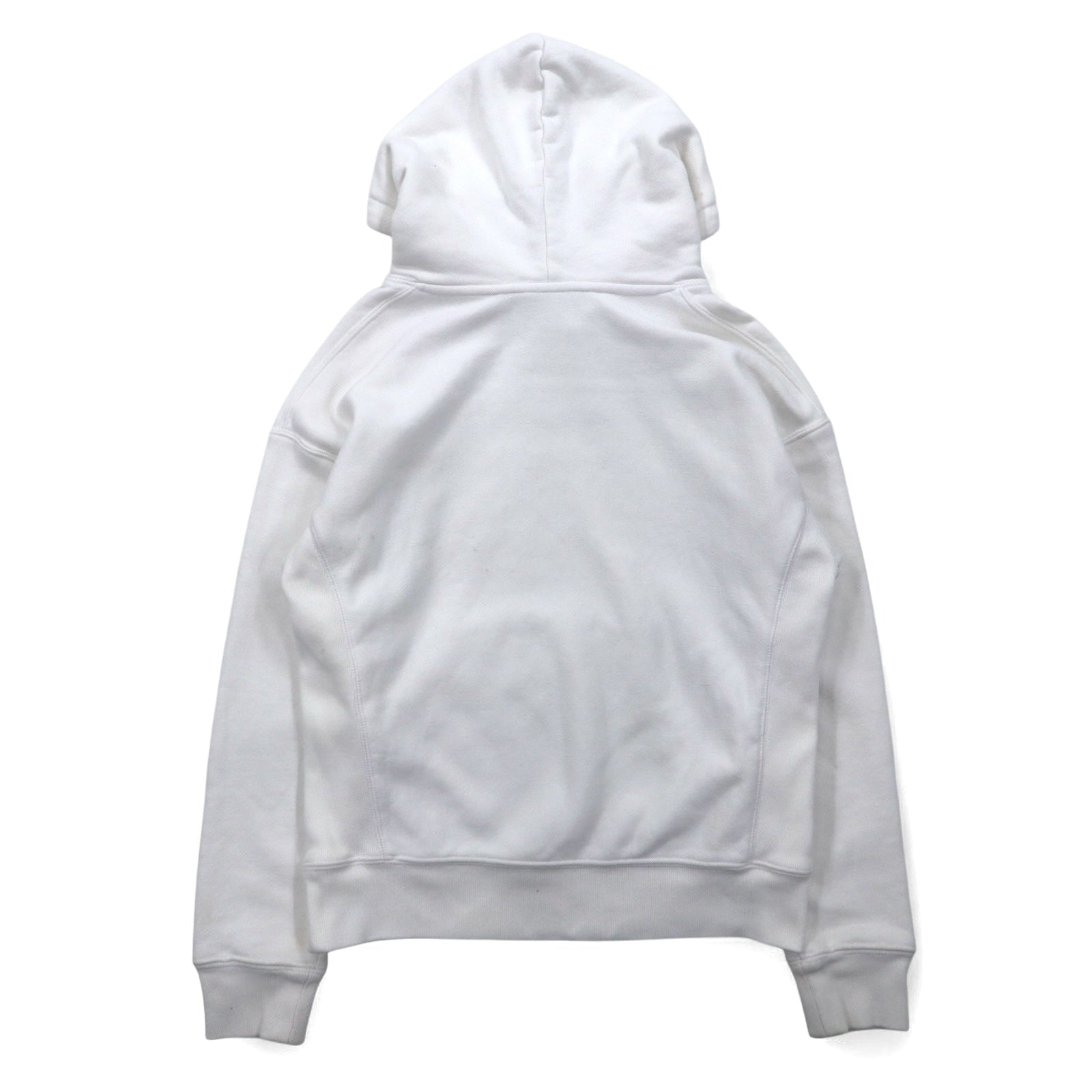 Champion Reverse Weave - Felpa con cappuccio, taglia S, colore bianco, etichetta blu singola, riedizione